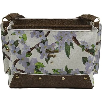 Български обувки Ежедневна дамска чанта на цветни мотиви 895-34