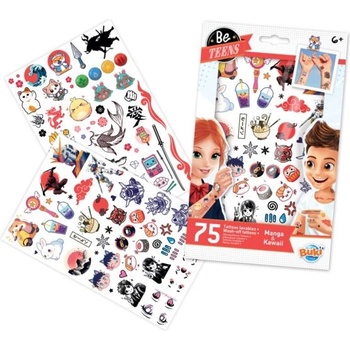 Buki france BeTeens Временна татуировка в стил MANGA & KAWAII