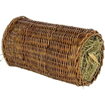 Image 1 of KERBL Willow Tunnel with carrot and hibiscus - Тунел от върбови клонки, със сено, моркови и хибискус, 16х25 см, Германия - 81778