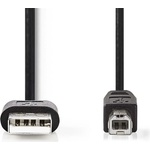 Nedis CCGL60101BK30 USB2.0, USB A - B кабел, 480Mbs, дължина 3m (CCGL60101BK30)