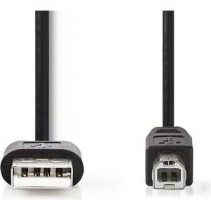 Nedis CCGL60101BK30 USB2.0, USB A - B кабел, 480Mbs, дължина 3m (CCGL60101BK30)
