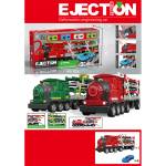 Armtoys ДЕТСКИ ЛОКОМОТИВ-АВТОВОЗ С КОЛИЧКИ И РАМПА С ИЗСТРЕЛВАЧКА