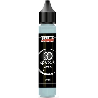 3D dekoračné pero PENTART 30 ml strieborné