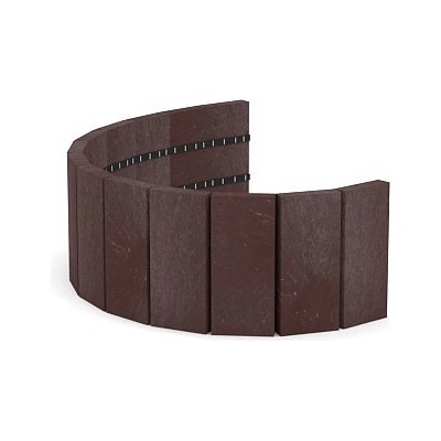 Recyklát palisáda 190x21x1010 mm,rovná hnědá