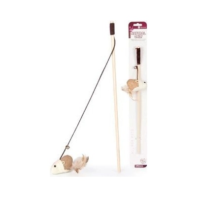 Tommi CZ s.r.o. Hračka kočka Udice č.14 Natural Only 40cm