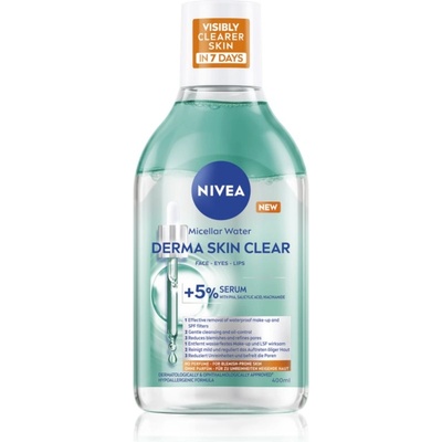 Nivea Derma Skin Clear почистваща мицеларна вода против несъвършенства на кожата 400ml