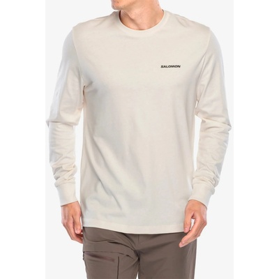 Salomon Chest Logo LS Tee whisper white