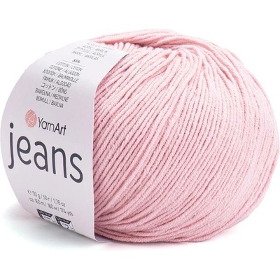 Yarn Art příze YarnArt Jeans 83 světlá starorůžová