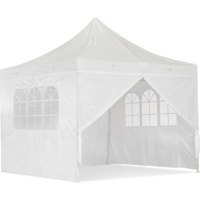 Garden Point Бяла градинска шатра Essen 3x3m express със странични стени Garden Point (GAP1256)