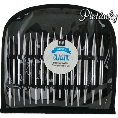 DROPS Pro Classic Interchangeable Circular Needles Set 3,5-8 – Zboží Dáma