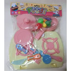Armtoys ДЕТСКИ КУХНЕНСКИ КОМПЛЕКТ С ГОЛЯМ КОТЛОН В ПЛИК - armtoys