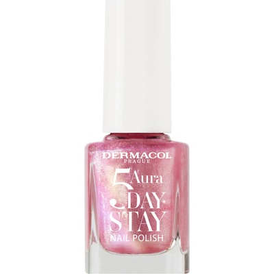 Dermacol Lak na nehty 5 Days stay Aura 69 Rose glow