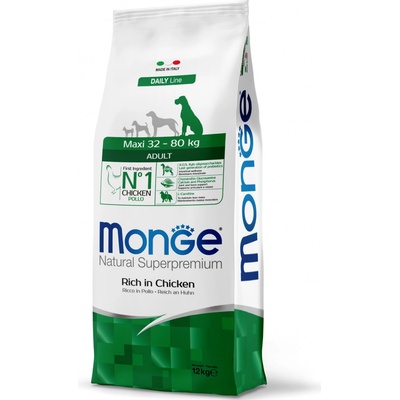 Monge Daily Line Maxi Adult kuracie 12 kg