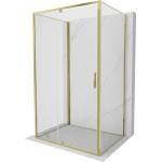 Mexen Exo-3S душ кабина 3-стенна отваряема 90 x 95 см, прозрачна, златна (819-090-095-50-00-3S)
