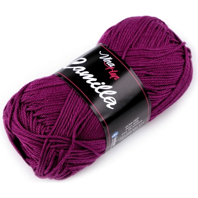Bavlněná pletací příze Camilla 50 g Varianta: 46 (8049) fuchsiová tm., Balení: 1 ks 45181/92104/246164