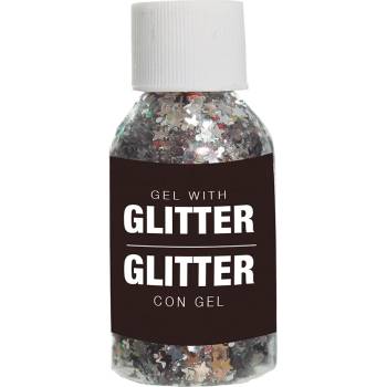 Fiestas Guirca Блестящ гел за лице - сребрист, 20гр