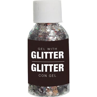 Fiestas Guirca Блестящ гел за лице - сребрист, 20гр