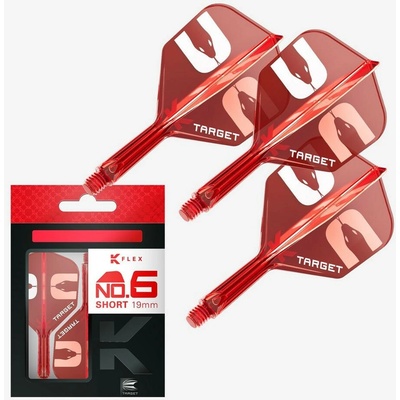 Target K-Flex Nathan Aspinall "ASP" integrované letky No6 a krátké násadky – Zboží Dáma