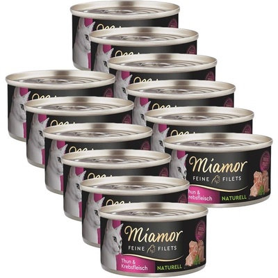 Miamor Feine Filets Naturell тонка риба и рак 12 x 80 г