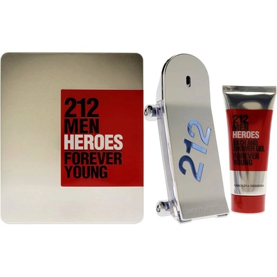 Carolina Herrera Комплект 212 Men Heroes - Тоалетна вода и Душ гел, 90 + 100 ml