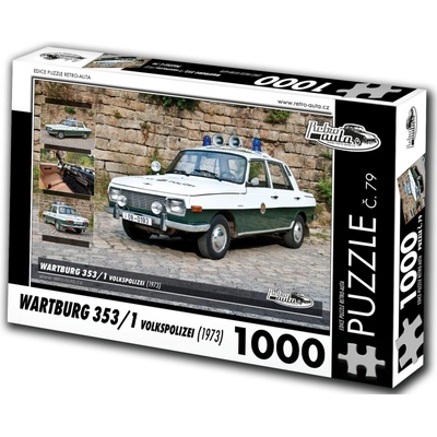 Retro cars Wartburg 353/1 Volkspolizei 1973 1000 dielov