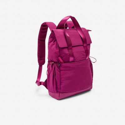 DECATHLON Malý batoh s kapsou na notebook fialová 10 l