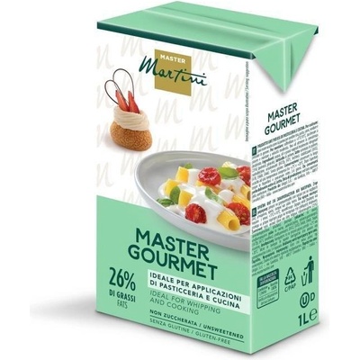 Šľahačka – Master Gourmet rastlinný krém na šľahanie 26 % 1 l - Master Martini