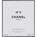 Chanel No.5 toaletní voda dámská 3 x 20 ml plnitelná