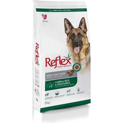 Reflex Lamb, Rice and Vegetable Adult Dog Food - Храна за израснали кучета с агнешко, ориз и зеленчуци 15 кг