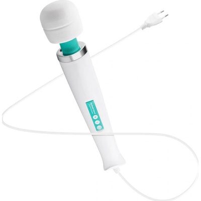 MyMagicWand powerful massaging vibrator white-turquoise
