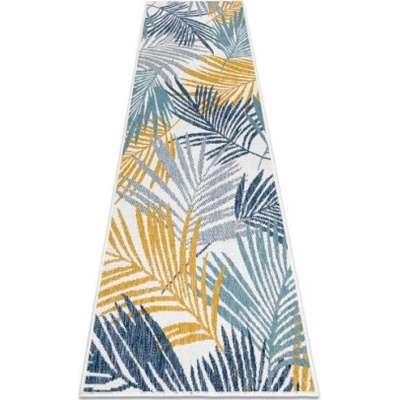 Nej-koberce Sizal Cooper Listy 22258 ecru / granát