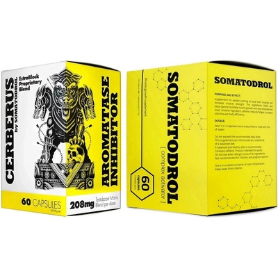 IRIDIUM LABS Somatodrol, 60 Capsules + Iridium Labs Cerberus, 60 Capsules