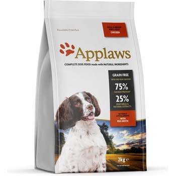 Applaws 2x2кг Adult Small & Medium Breed Applaws, суха храна за кучета - с пилешко