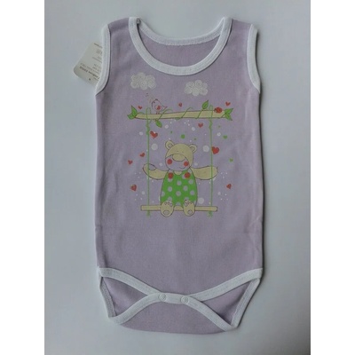 Ли-Лидия Глебова ЕООД Бебешко боди потник, различни цветове, 68, 74, 80, 86