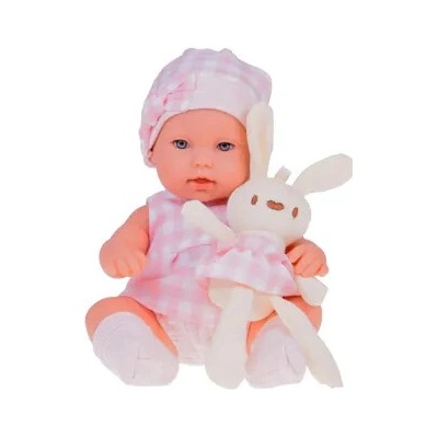 Inlea4Fun LOVELY BABY s plyšovým zajačikom ružová