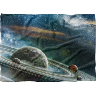 Impar fleece deka Vesmír Podšití beránkem NE 200x140