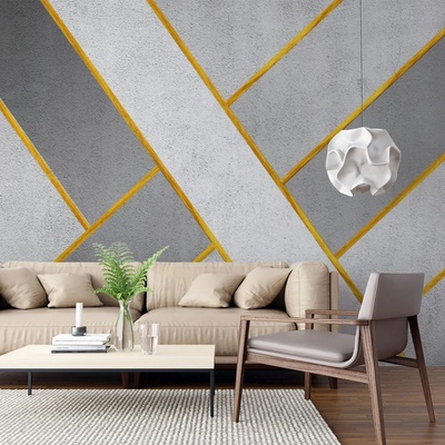 Art gift Фототапет Контур от злато