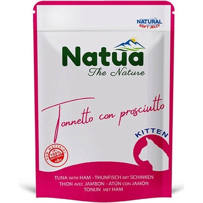 Natua Cat Kitten Filety z tuňáka a šunky 70 g
