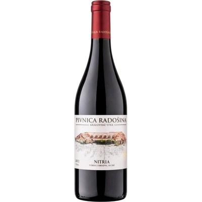 Pivnica Radošina Nitria 2022 suché 13% 0,75 l (čistá fľaša)