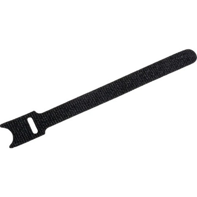VALUE stahovací páska na suchý zip 15cm černé 20ks