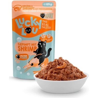 Lucky Lou Lifestage Adult Hydina a krevety 125 g