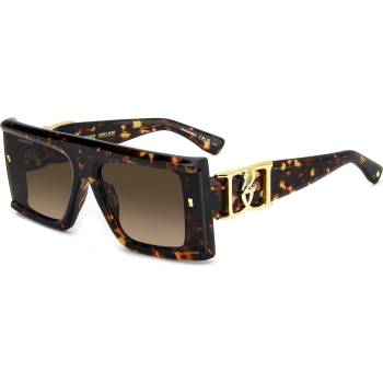 Dsquared2 Слънчеви очила DSquared2 Women's Rec Flat Top Sunglasses - Havana