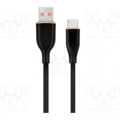 Gembird CC-USB2S-AMCM-1.5M-BK USB 2.0 USB A vidlice USB C vidlice 1,5m