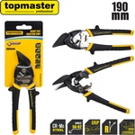Topmaster Professional Ножица за ламарина усилена дясна 190mm TMP (370722)
