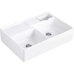 Villeroy & Boch - Керамична мивка 90x63 см, CeramicPlus, Stone White 632391RW (632391RW) Мивка за вграждане