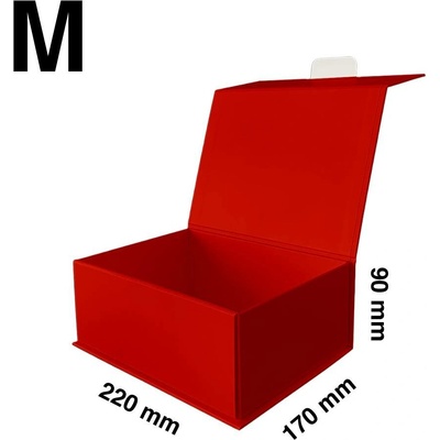 Skládací krabice PlusBox Red - M (220x170x90 mm) balení 5, 10 ks Velikost balení: 10 ks