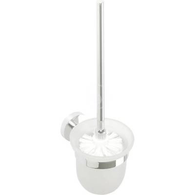Sapho XR303 X-Round WC kefa nástenná, miska mliečne sklo, chróm