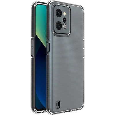 HQWear Силиконов кейс Spring Case за Realme C31, с черна рамка (9145576265079)