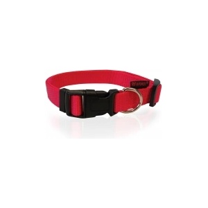 Pet Interest Dog Collar Plain S - Регулируем нашийник за кучета, 1, 5 * 22-40 см. - червен