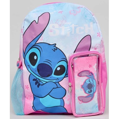 Detský predškolský batoh Stitch s puzdrom